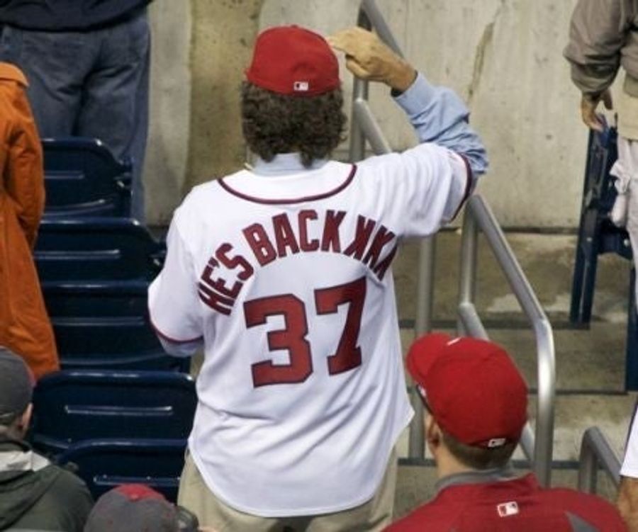 Well-Meaning Nats Fan Breaks Out The &quot;HE&#39;S BACK KKK&quot; Jersey For Stephen Strasburg&#39;s Return