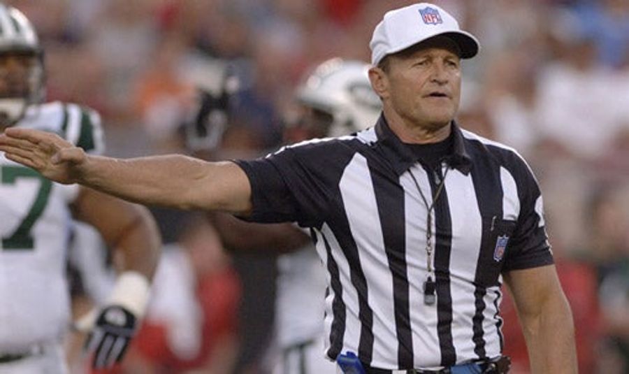 Ed Hochuli Says The Beach Is *Flexes* THATAWAY