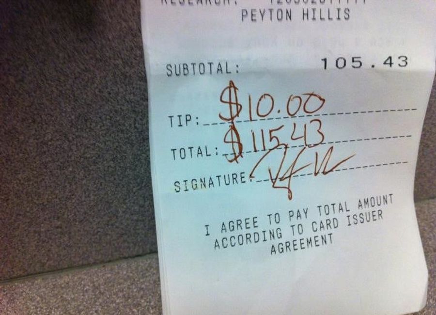 Peyton Hillis: Not A Great Tipper