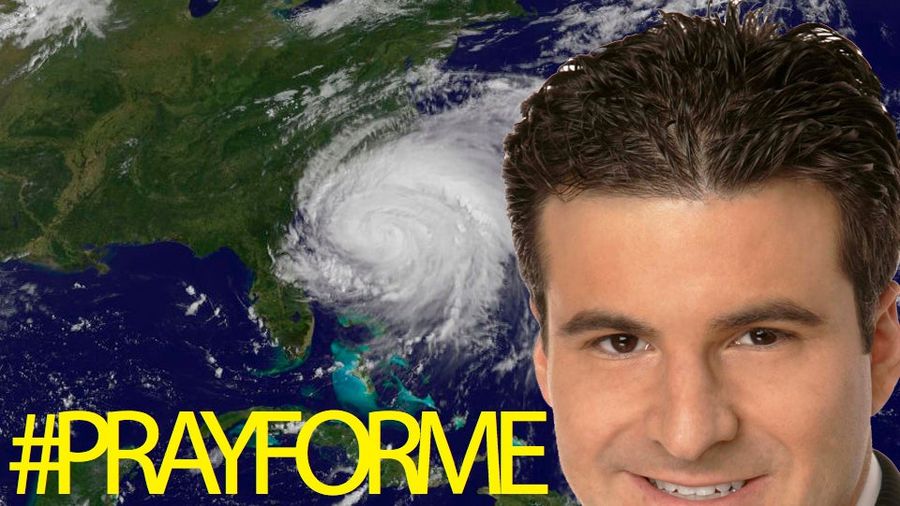 Pray For Darren Rovell And His Hair To Survive Hurricane Irene
