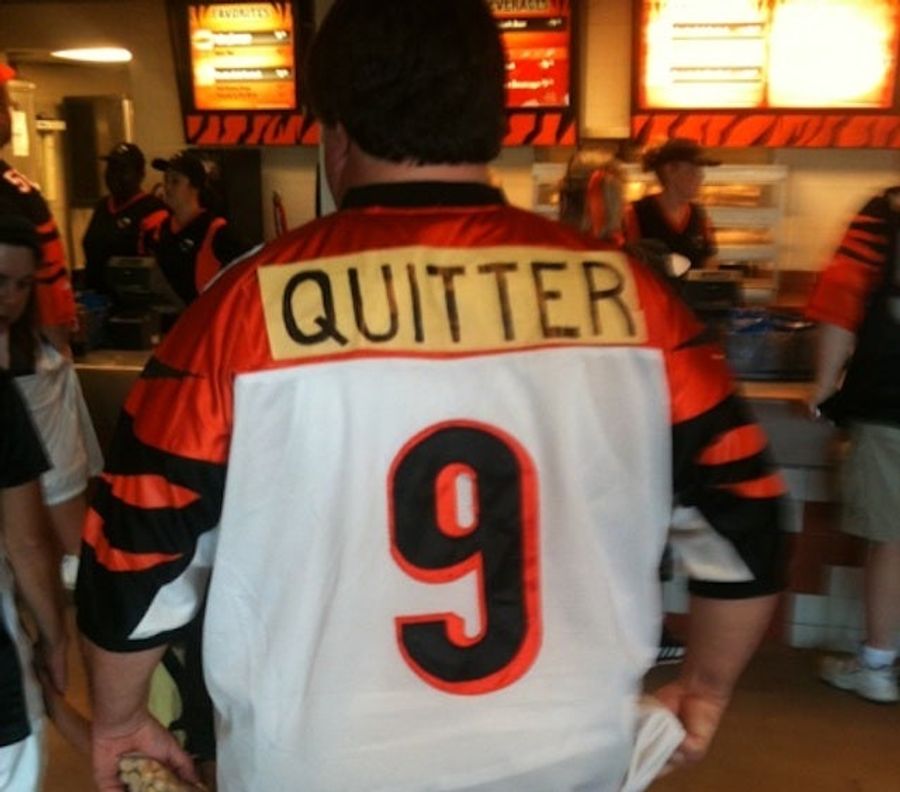 Perhaps Bengals Fans Would Be Happier If They Were To Follow Carson Palmer&#39;s Lead