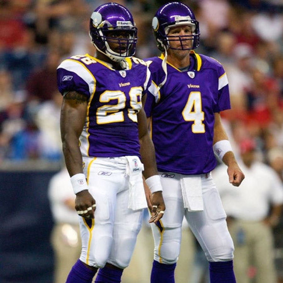 Adrian Peterson Is Enjoying A Favre-Less Camp