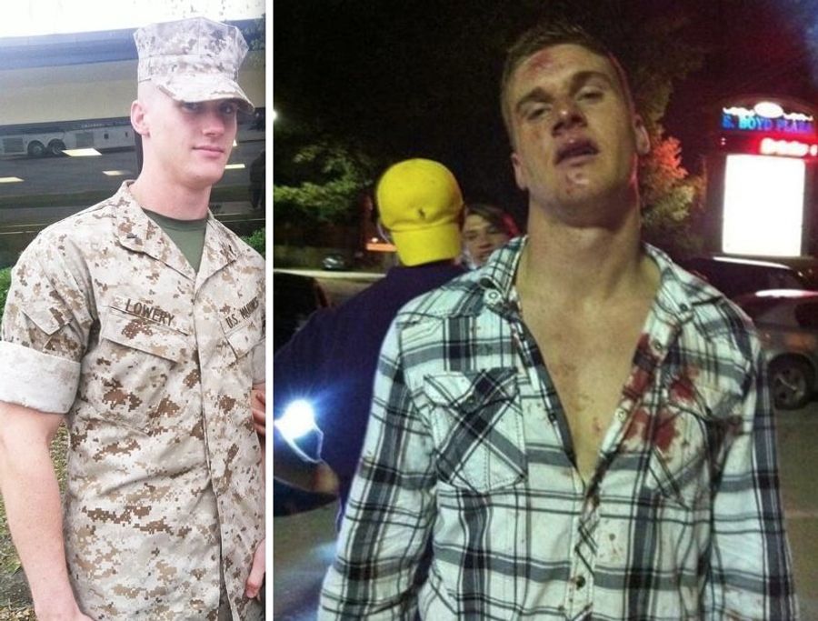 This Is The Bloodied Marine That LSU's Jordan Jefferson Allegedly Kicked In The Face
