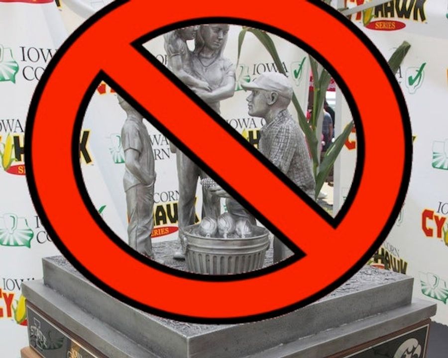 The Winner Of Iowa-Iowa State Will Not Get This Awful Trophy