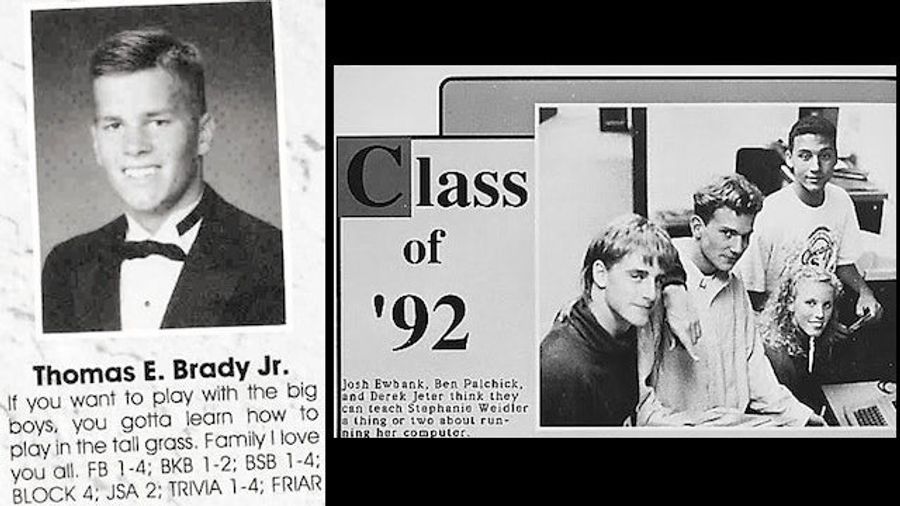 Derek Jeter And Tom Brady Were Awkward High School Boys Once