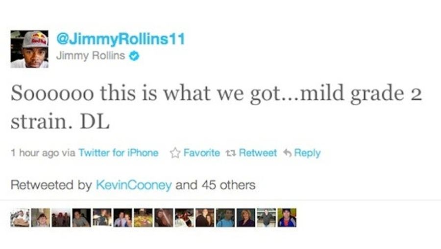 Jimmy Rollins Is Going On The DL, According To Jimmy Rollins