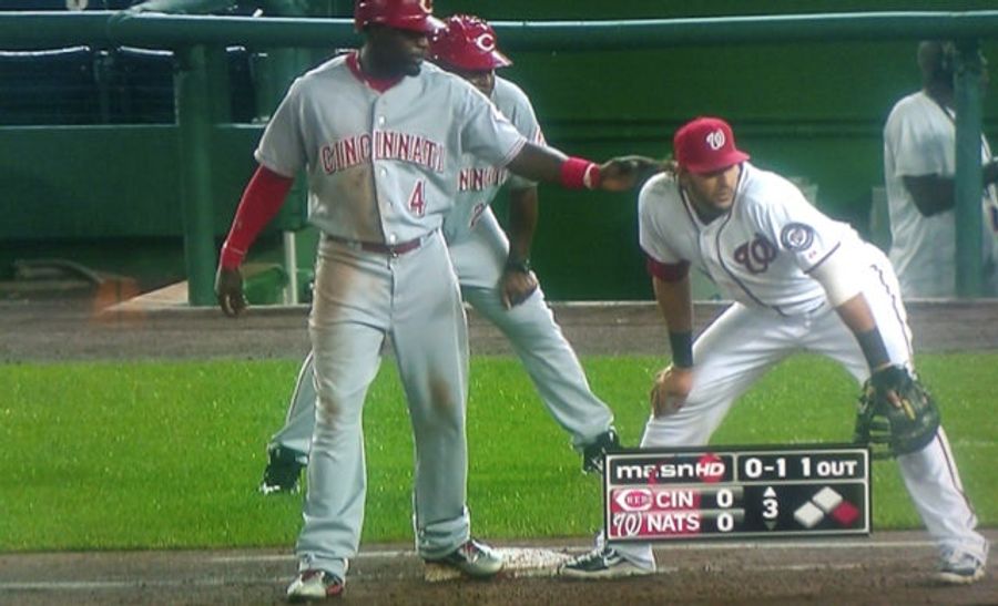 Tonight, One Baseball Player Ran His Fingers Through An Opposing Player&#39;s Hair