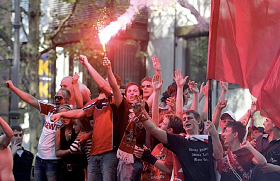 Some German Soccer Fans Don&#39;t Throw Bottles Of Pee And Poo At Foes, But These Ones Did