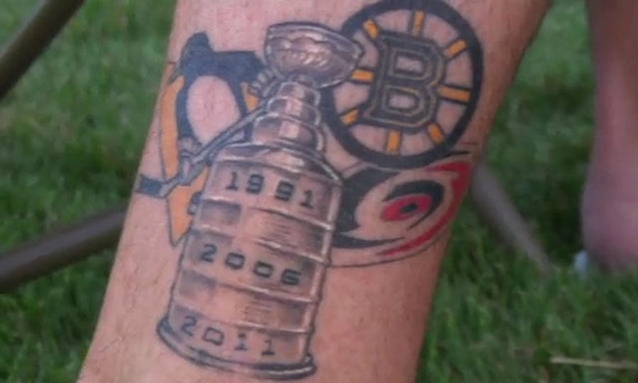 This Is The Kind Of Tattoo You're Only Allowed To Get If You've Won Three Stanley Cups