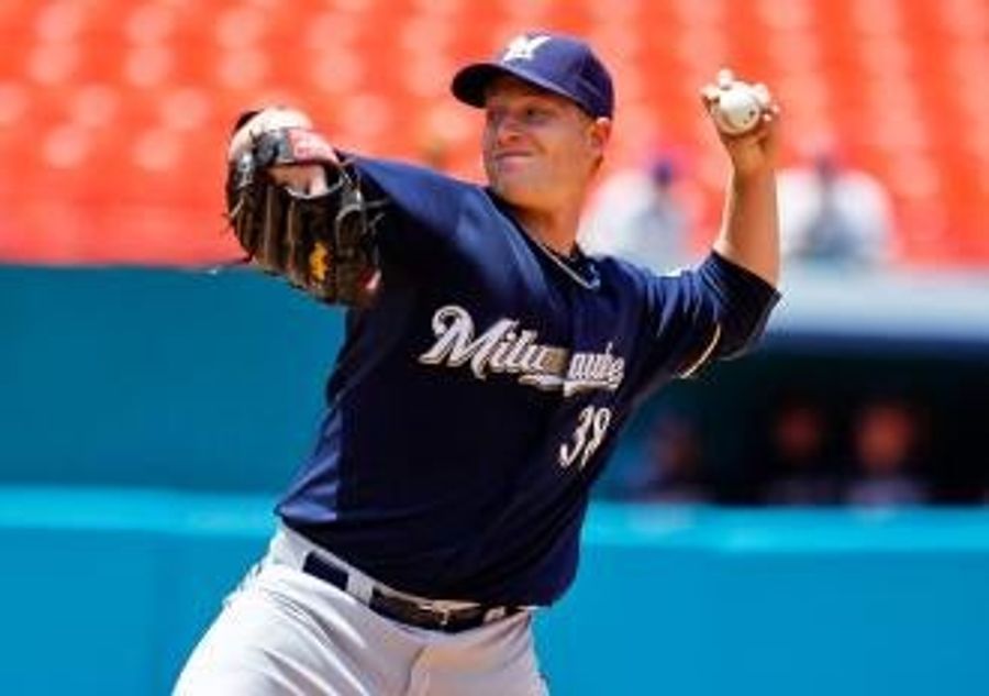 Brewers Pitcher Fiddles With Scissors, Loses