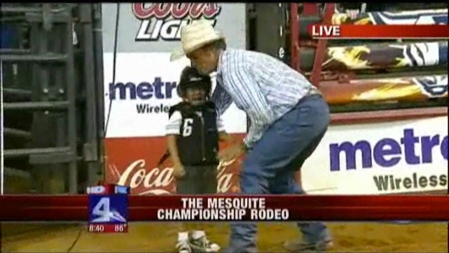 There's No Cryin' In Mutton-Bustin'