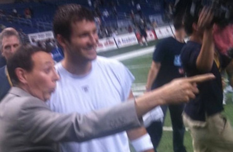Pee Wee Herman Spent Some Time With Tony Romo Today At Cowboys Camp