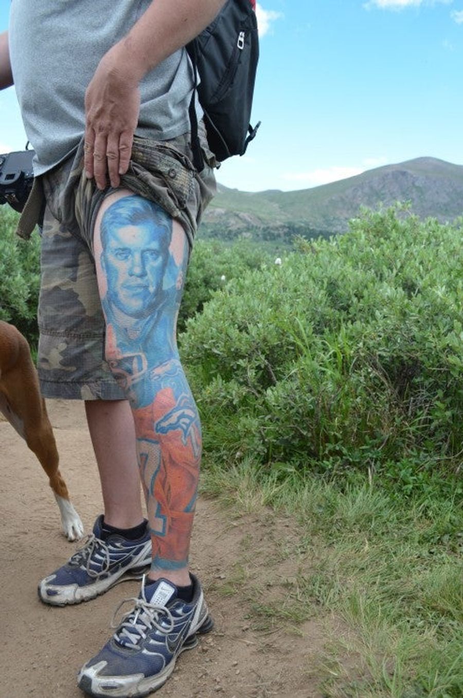 Man Stakes Claim To Biggest-Fan Title By Dedicating His Leg To John Elway