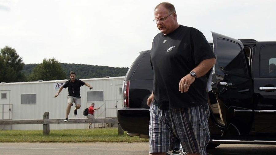 Hurry! Andy Reid Is Trying To Get Away!