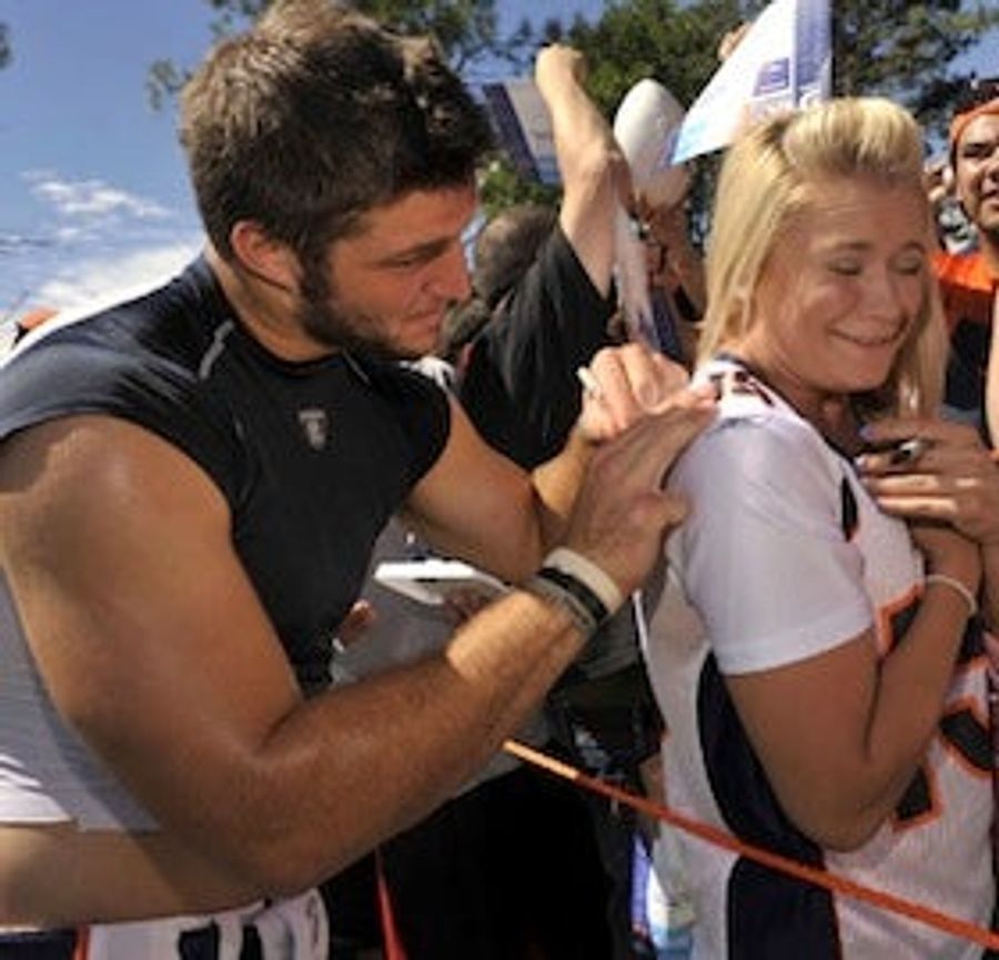 Guess Who Arrived First For Broncos Practice Today?
