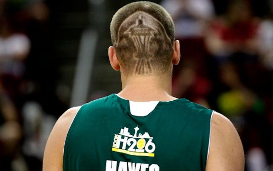 Spencer Hawes Honors The Seattle SuperSonics With A Terrible Haircut