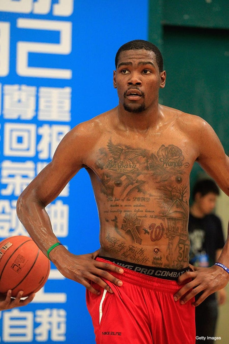 We Honestly Had No Idea Kevin Durant Was So Tatted Up