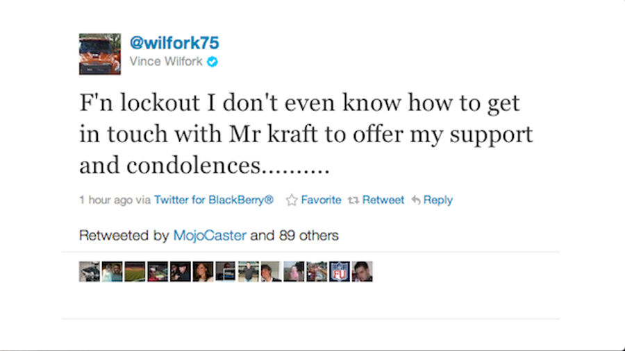 Vince Wilfork Would Like To Express His Condolences To Robert Kraft, But Can&#39;t