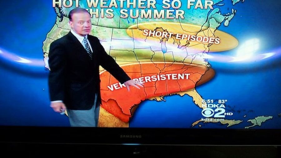 This Evening: It&#39;s Gonna Be Hot Out, With Very Persistent Weather Dong