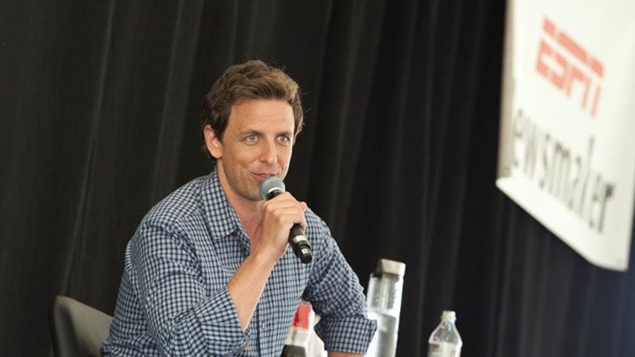 The Seth Meyers-Lynn Hoppes Pre-ESPYs Bro-Down Skewers ESPN