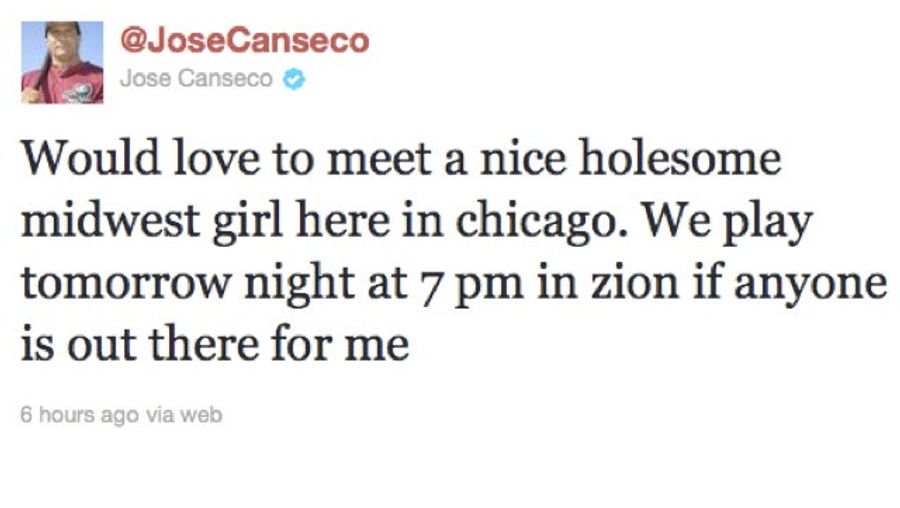 Jose Canseco Knows What He Wants And Is Not Afraid To Ask The World For It