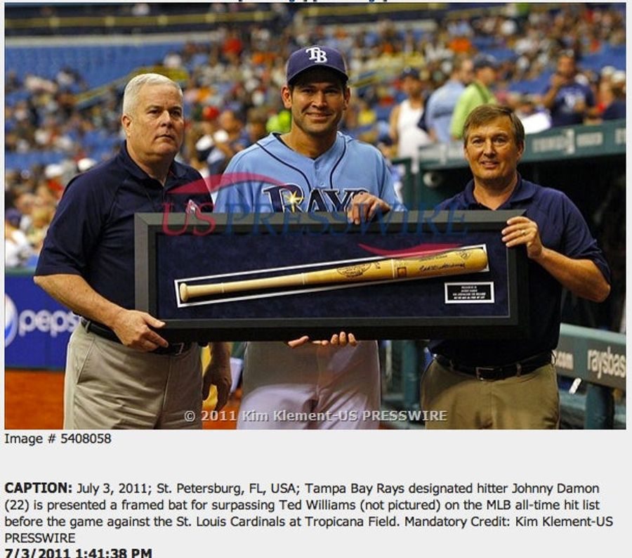 Ted Williams Could Not Make It To The Rays Game, For Various Reasons