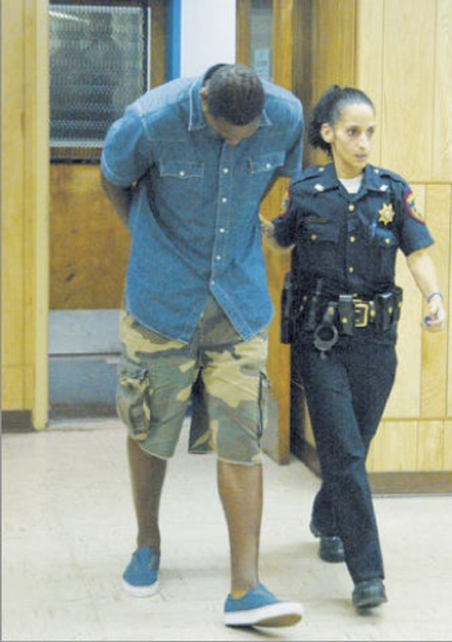 Here&#39;s Your Commemorative Corey Stokes Bar-Fight Perp-Walk Picture