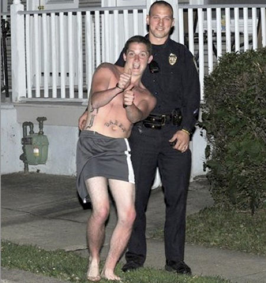 This Is Exactly What You&#39;d Expect A Furniture-Tossing Streaker Who Posted Topless Pictures Of A &quot;Friend&quot; On Facebook To Look Like
