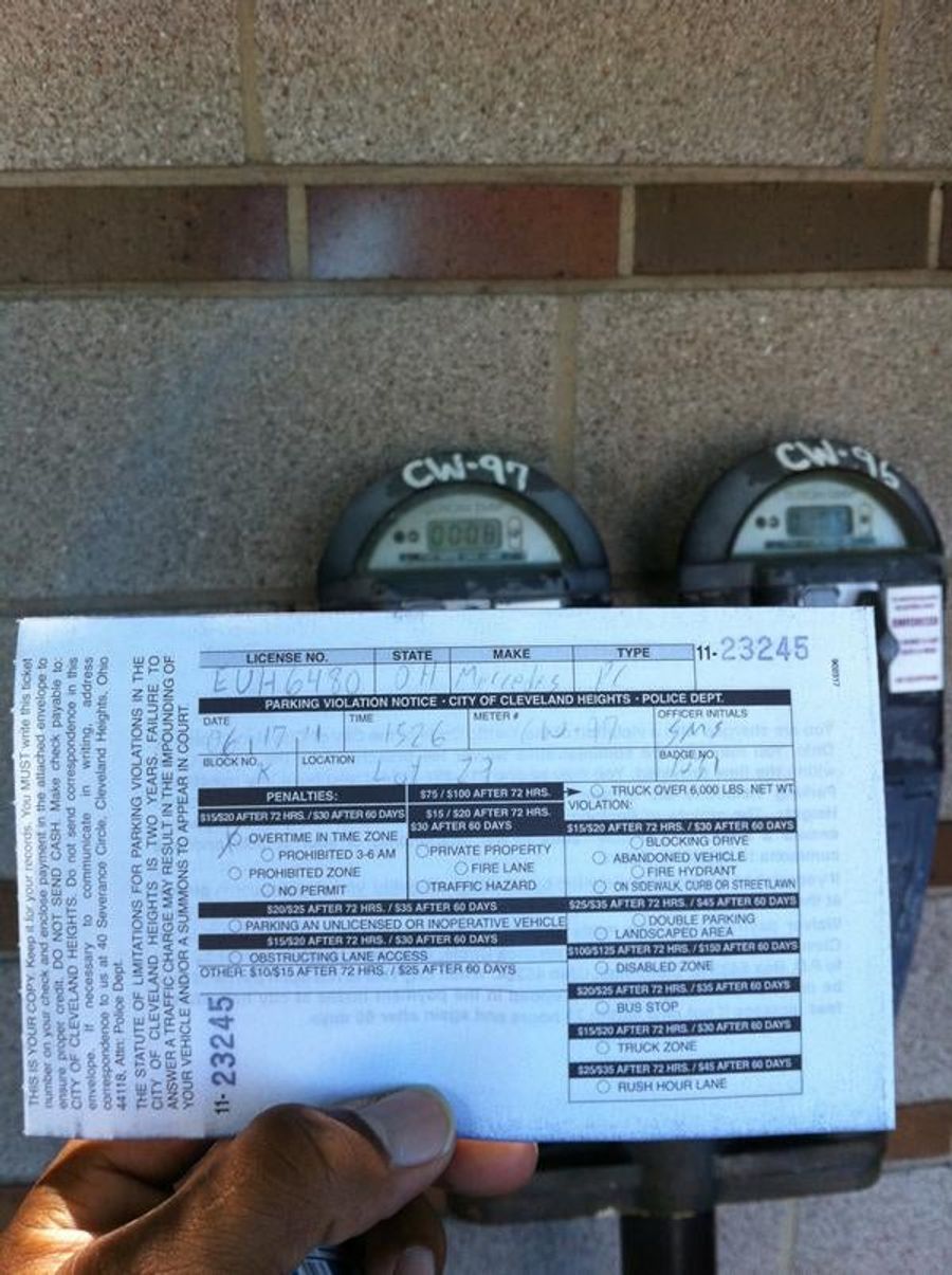 Josh Cribbs Goes To War Against The Tyranny Of Meter Maids