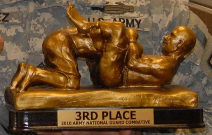 Here&#39;s A Trophy That Calls To Mind Everything Except Military &quot;Combatives&quot;