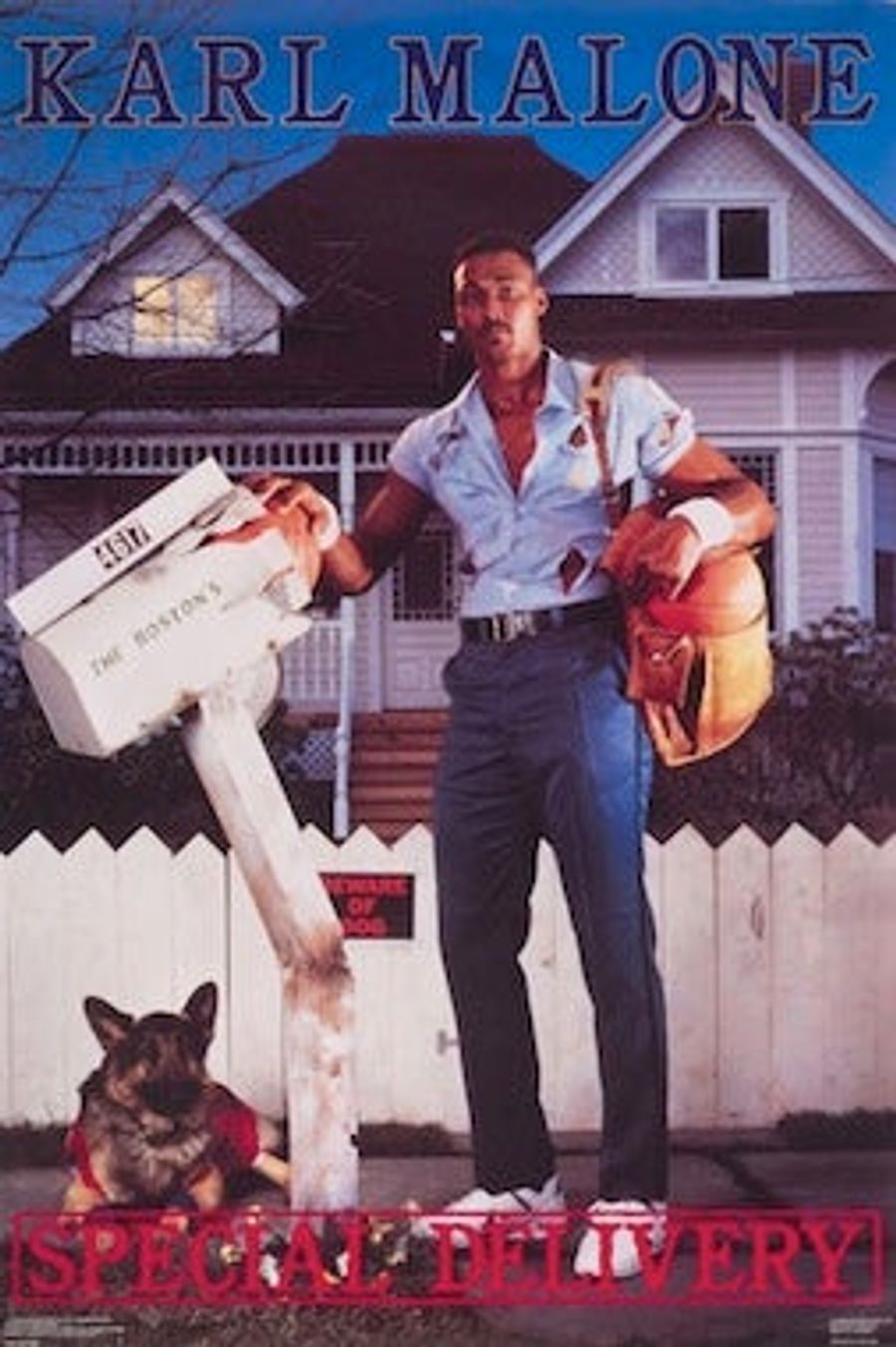Karl Malone Has A Special Delivery: Sports Posters From The &#39;80s Are Now Art