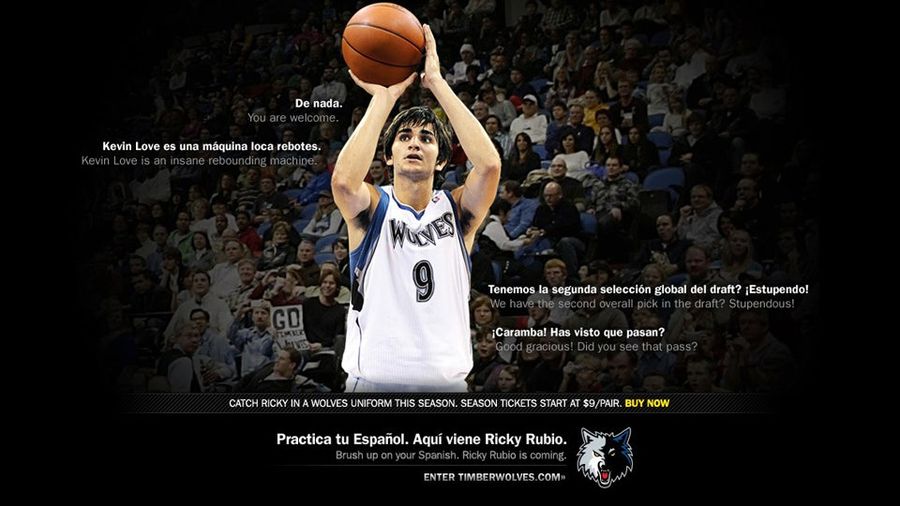 A Lot Of Surprisingly Hopeful And/Or Bored Timberwolves Fans Greeted Ricky Rubio When His Plane Landed