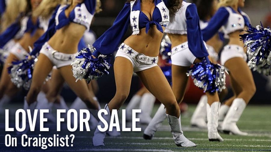 The One With A Dallas Cowboys Cheerleader Selling Herself For Sex Parties On Craigslist
