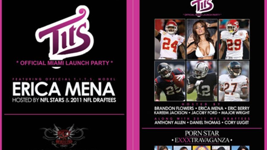 NFL Is Surprisingly Uncool With Its Players Appearing In Uniform Advertising "Pornstar Exxxtravaganza"