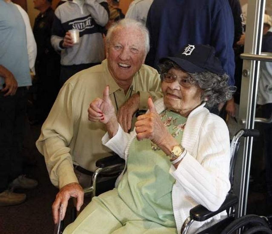 104-Year-Old Woman Celebrates Birthday At Tigers Game, Wastes Her Life