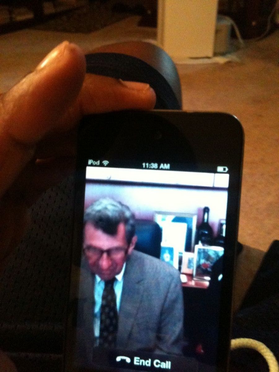 Joe Paterno Uses Skype, Wonders Why He Can&#39;t Get A Dial Tone