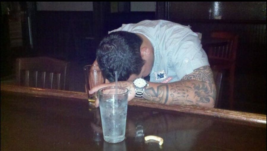 Phillies Backup Catcher Has Contemplative Moment Facedown On Pittsburgh Bar