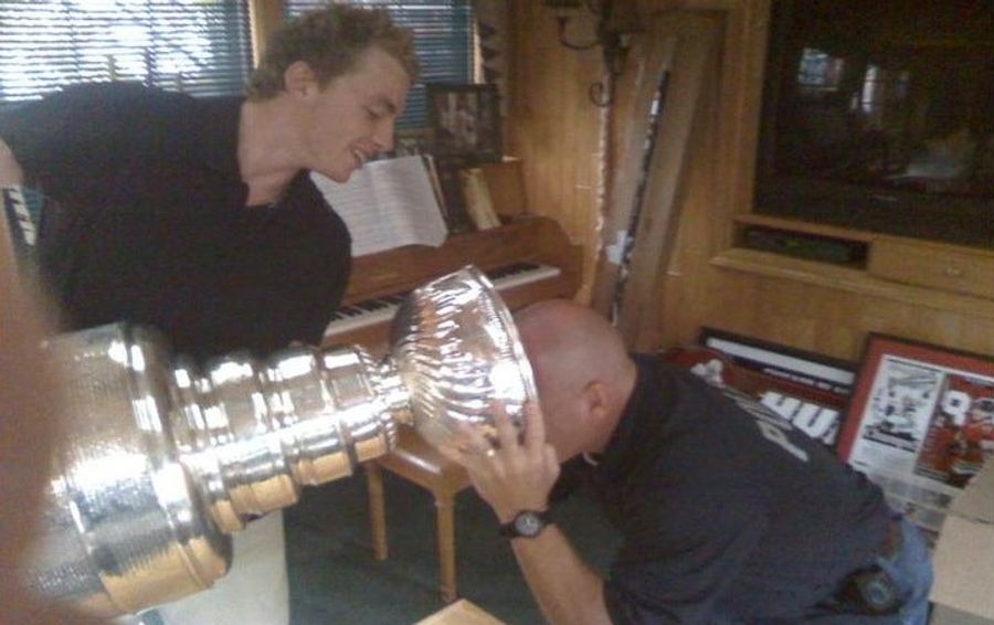 Beer In The Stanley Cup Looks Like Piss: More From The Patrick Kane Collection