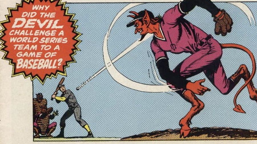 How Satan Became A Huge Baseball Fan, And Other Tales From DC Comics' <i>Strange Sports Stories</i>