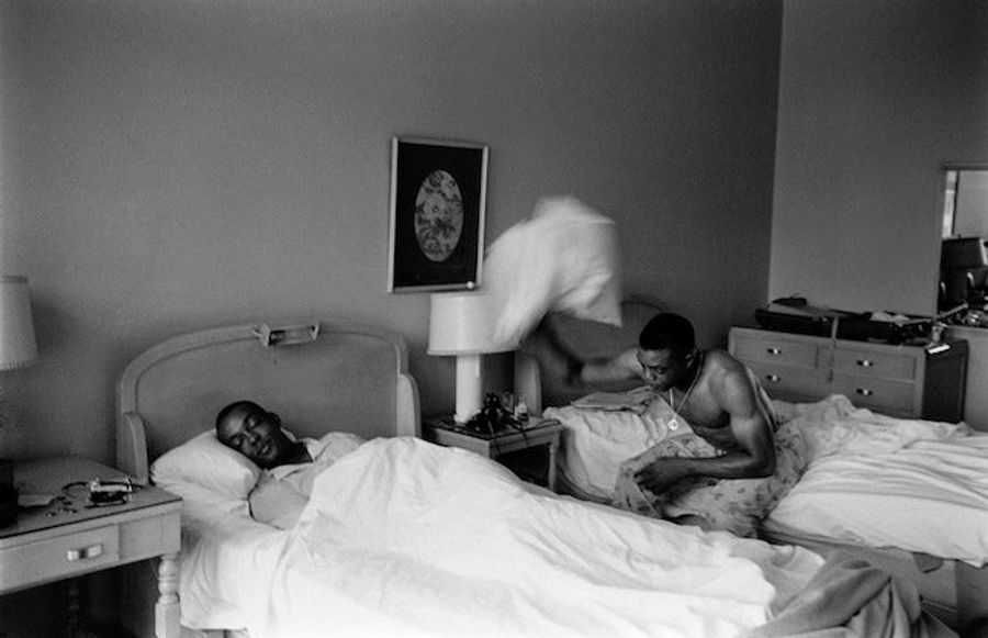 Cool Old Photos Show Willie Mays As You&#39;ve Never Seen Him, I.E. Starting A Pillow Fight