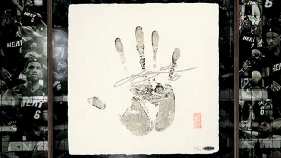 For Just $3,000, You Can Own LeBron's Japanese Handprint