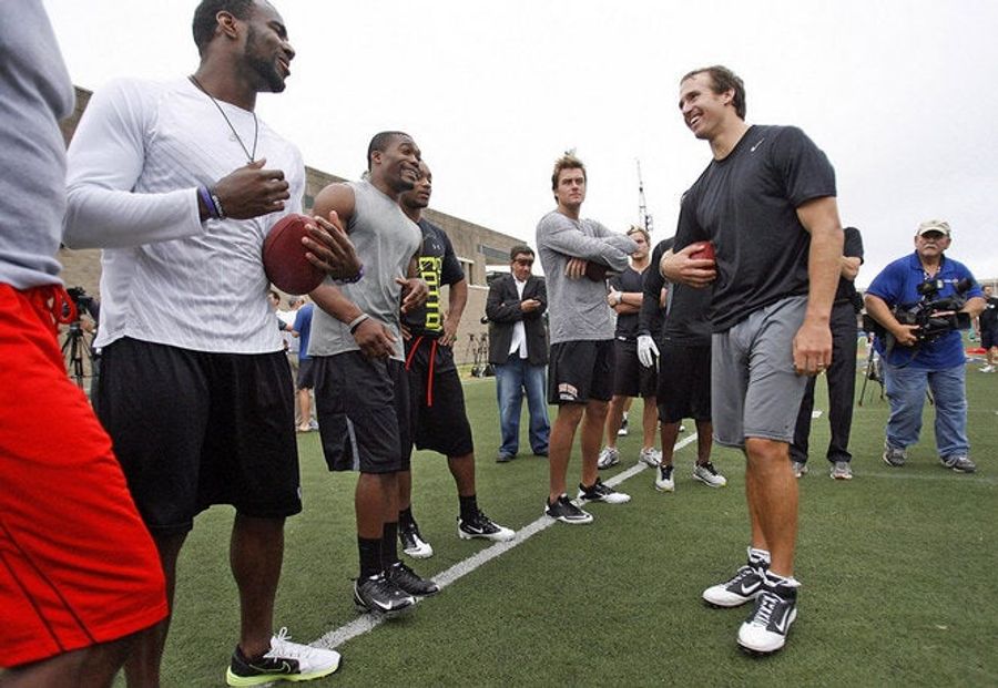 Drew Brees Is Leading Players-Only Workouts Now