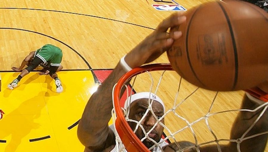 LeBron James Made Rajon Rondo Do A Somersault