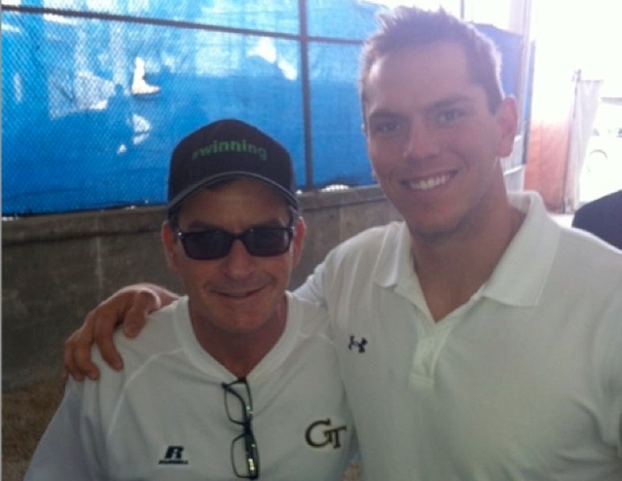 It Was Only A Matter Of Time Before Charlie Sheen Infiltrated The Florida Marlins