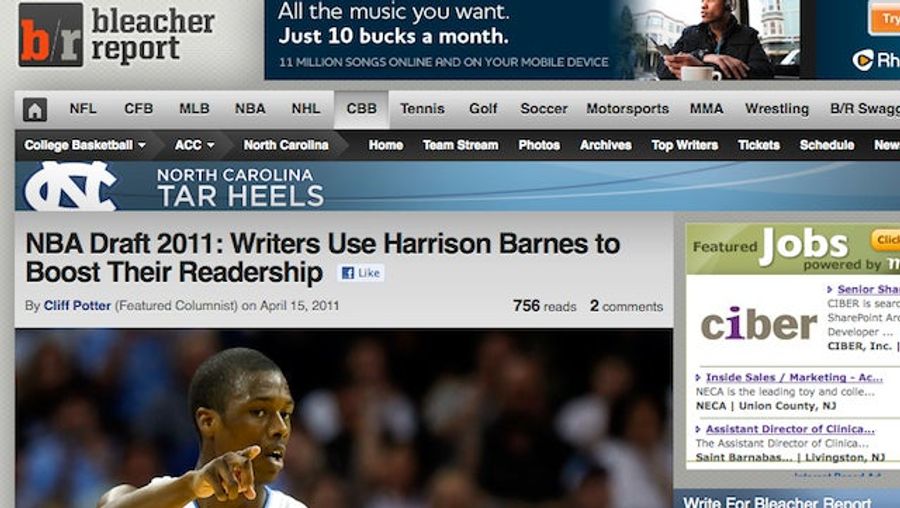 OK, Bleacher Report. You Win.