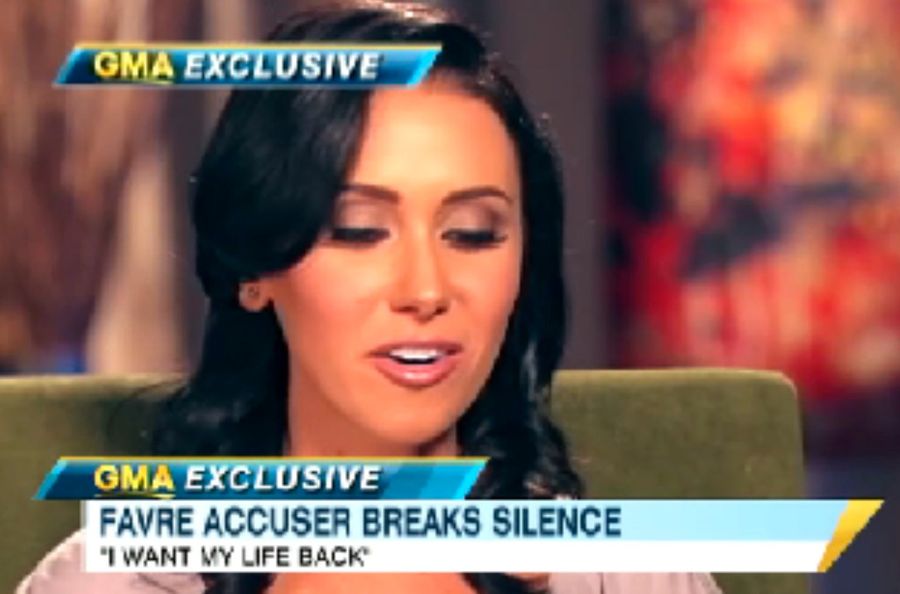 Jenn Sterger Talks Life After Brett Favre's Penis With <em>Good Morning America</em> Tomorrow