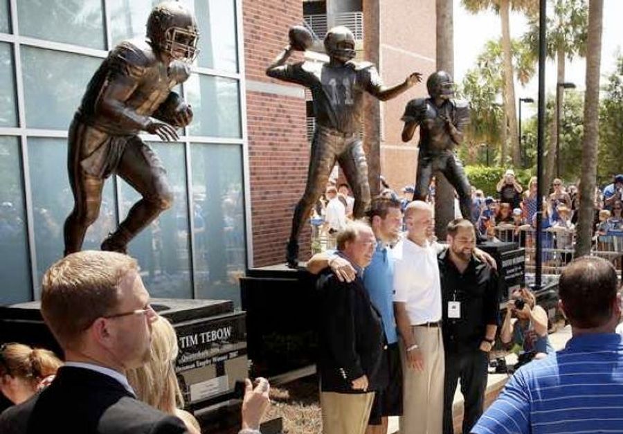 They Unveiled A Tim Tebow Statue In Gainesville Today