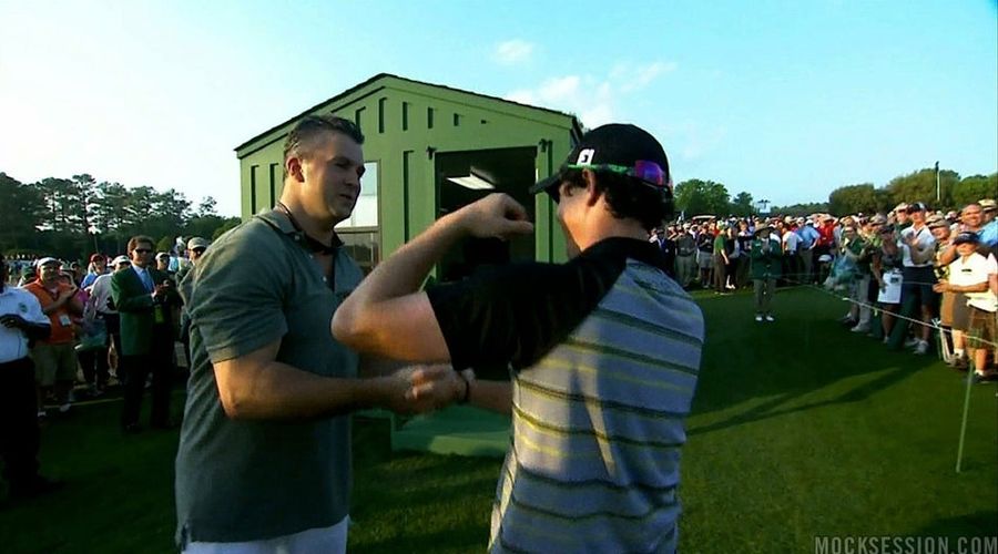 And When It Was All Over, Rory McIlroy Sought Solace In The Arms Of Vince McMahon&#39;s Kid
