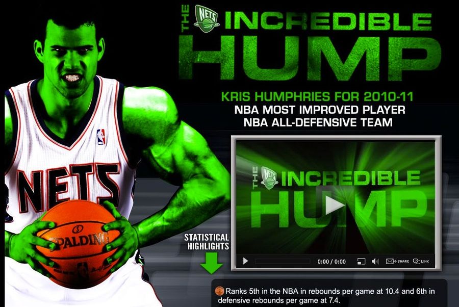 Kris &quot;The Incredible Hump&quot; Humphries Would Like You To Vote For Him For Some Things