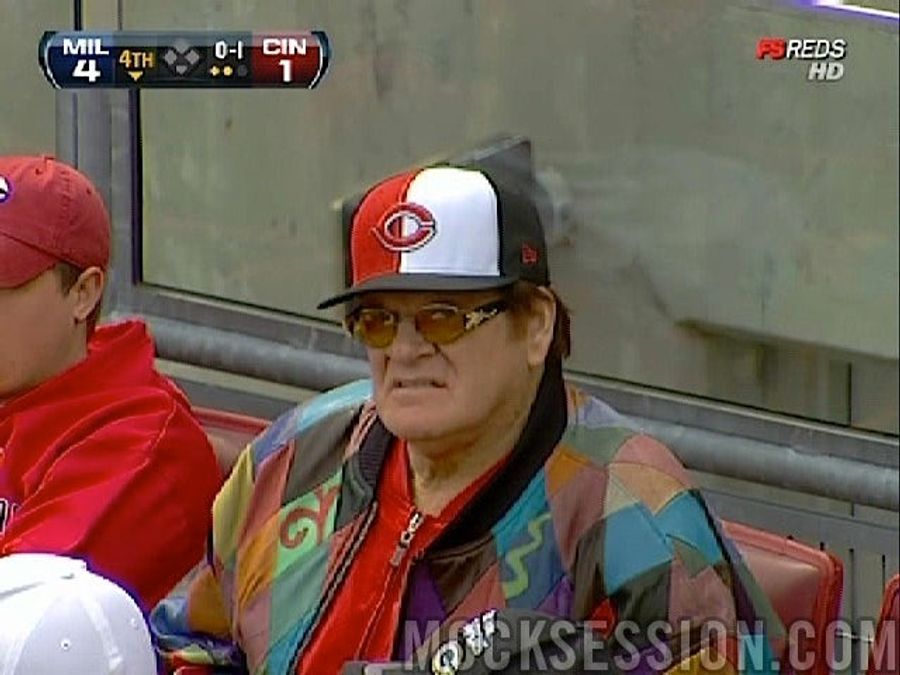 Now A Grouchy Old Lesbian, Pete Rose Returned From Arsenio Hall's Rummage Sale In Time For Opening Day